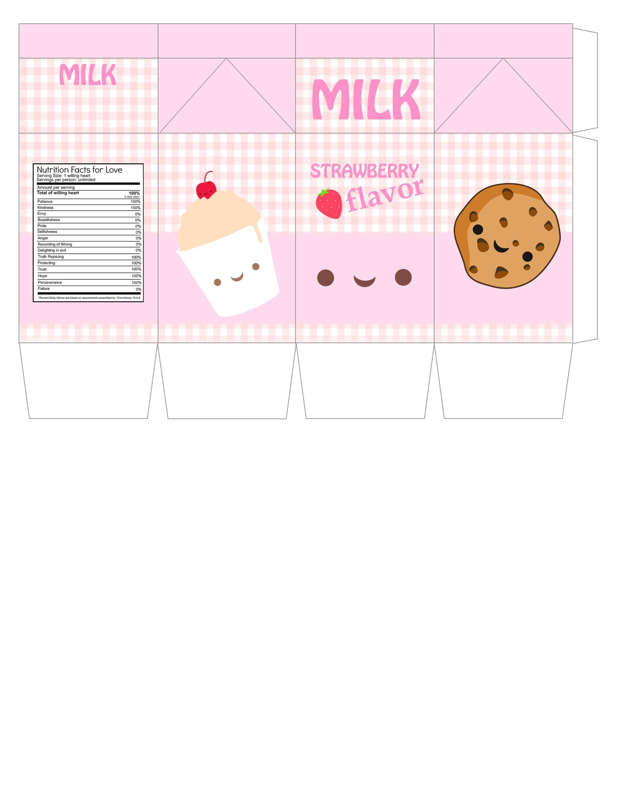 Milk Carton Template