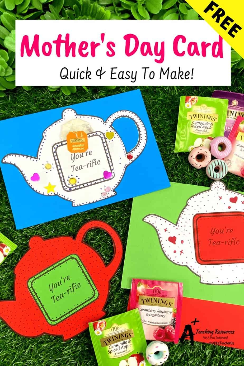 Free Printable Teapot Card Template