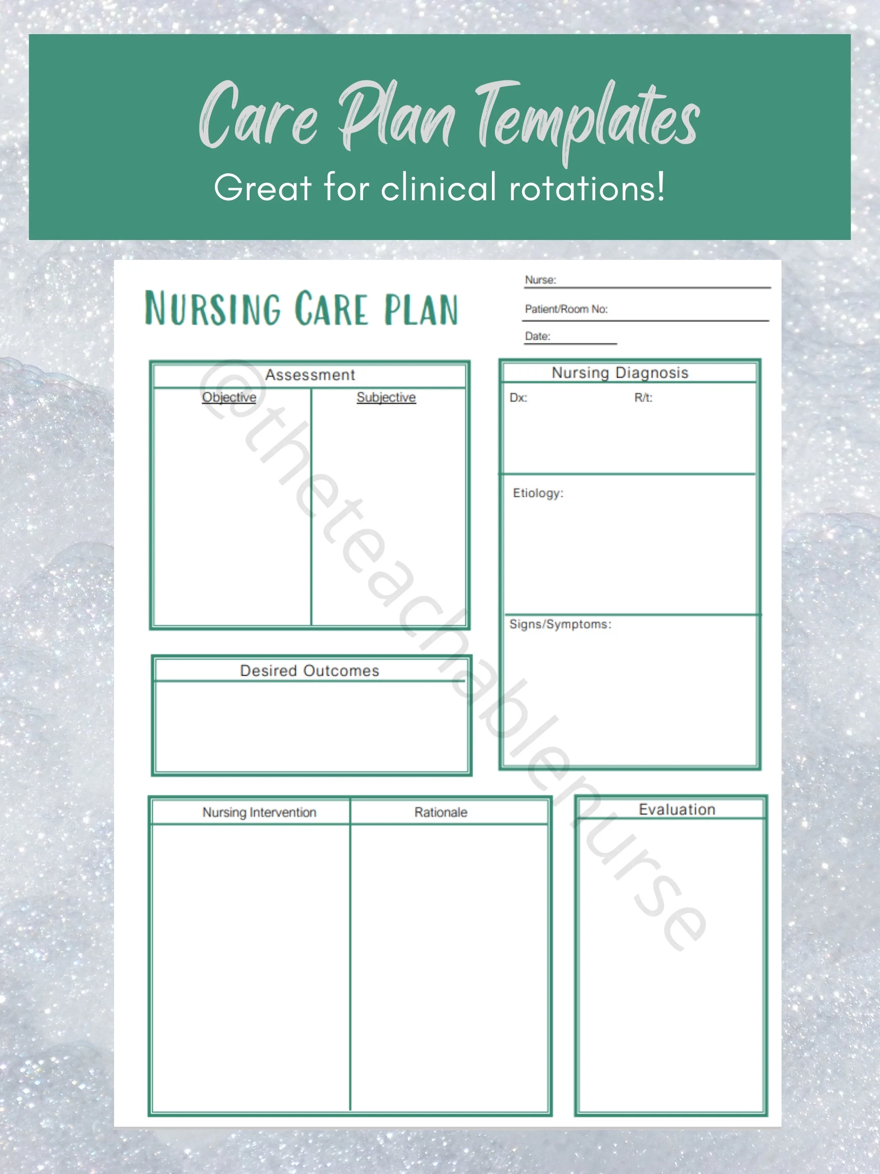 Nursing Care Plan Templates Etsy Sweden Nursing Care Plan Templates Etsy Sweden