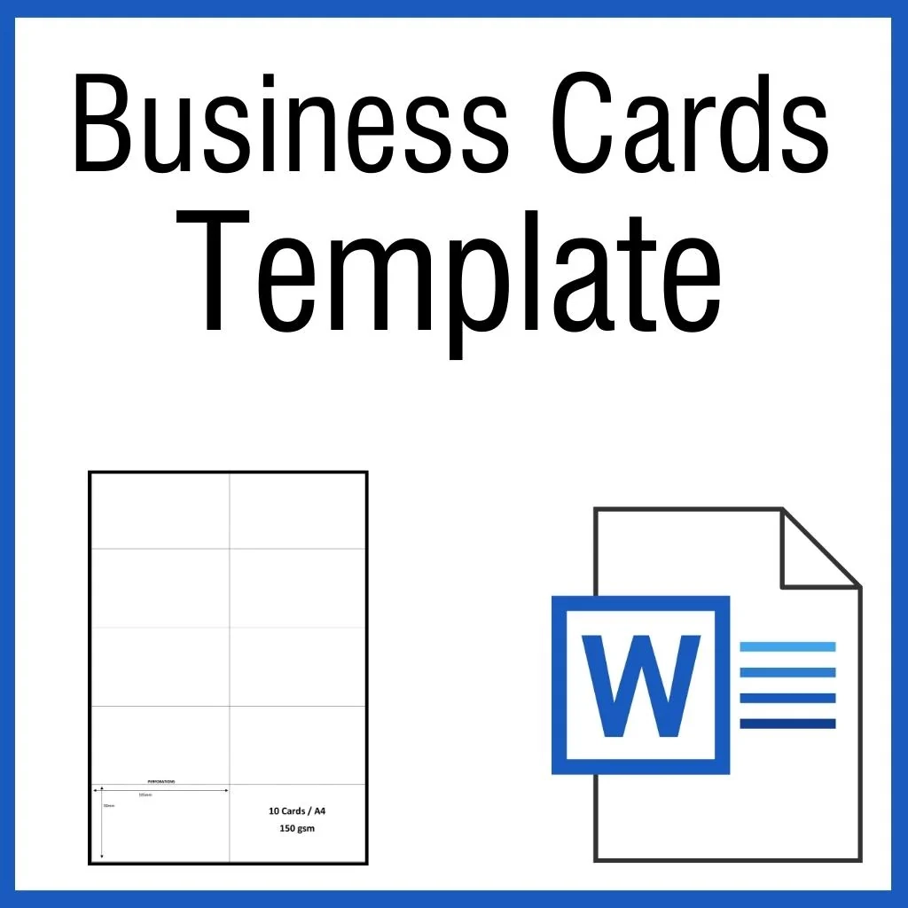 OfficeGear Business Cards 10 Up Printable Template TBIZ 10 