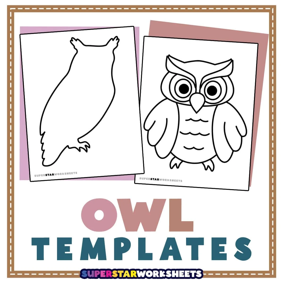Printable Template Of An Owl