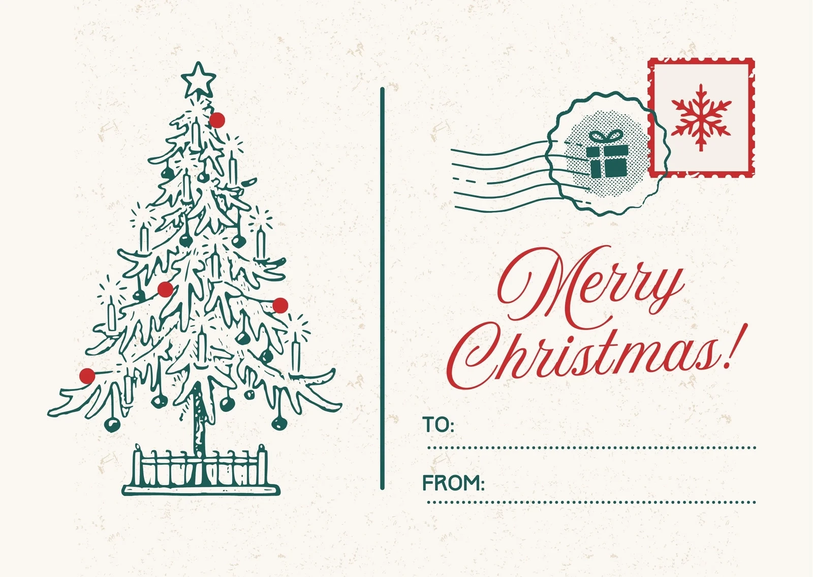 Page 4 Free Printable Customizable Holiday Card Templates Canva