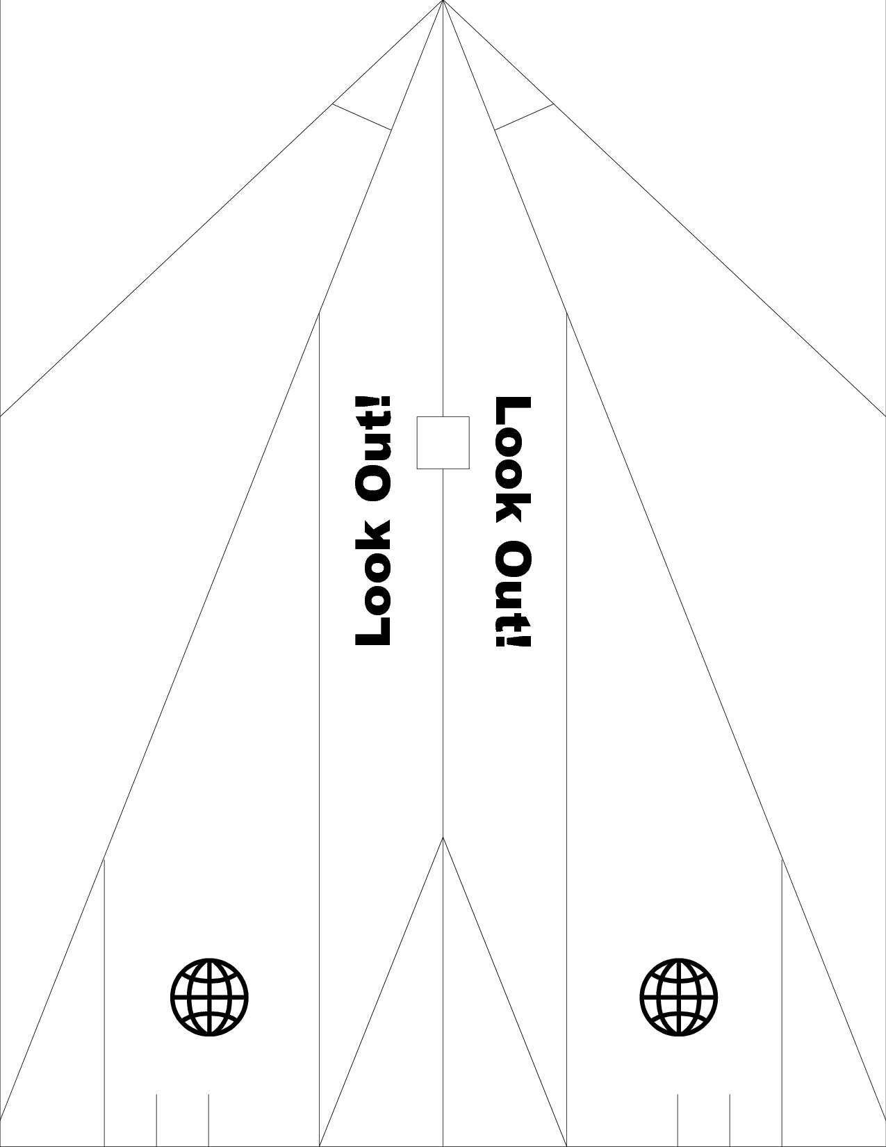 Paper Airplane Template Sheets 10 Free PDF Printables Printablee