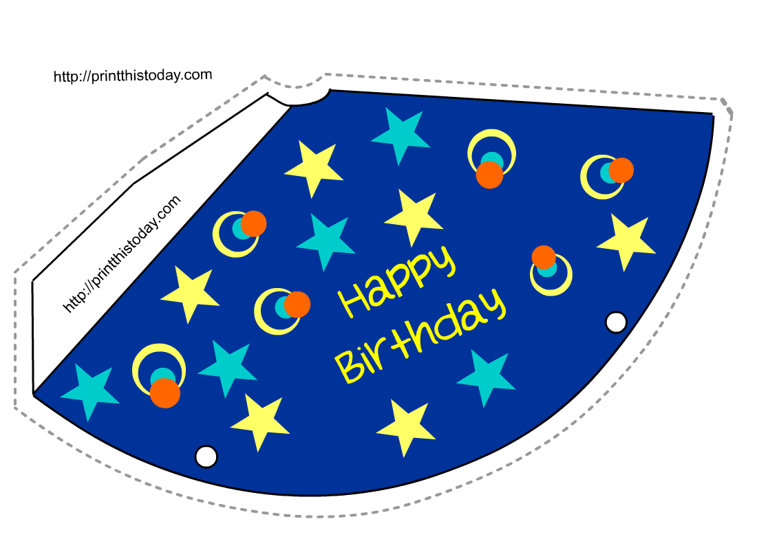 Free Printable Printable Party Hat Template Free Printable Printable Party Hat Template