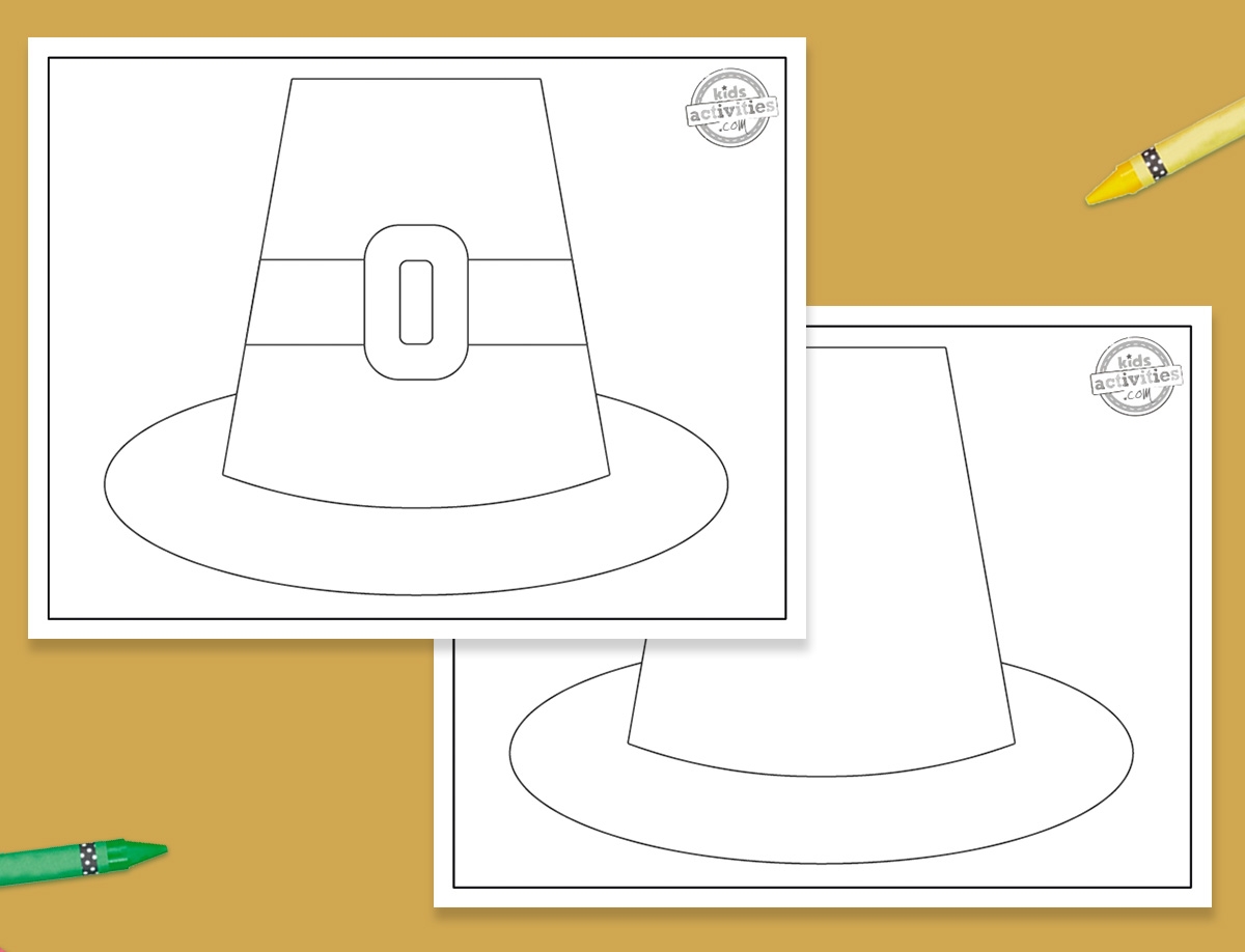 Pilgrim Hat Template For Thanksgiving Crafts Kids Activities Blog