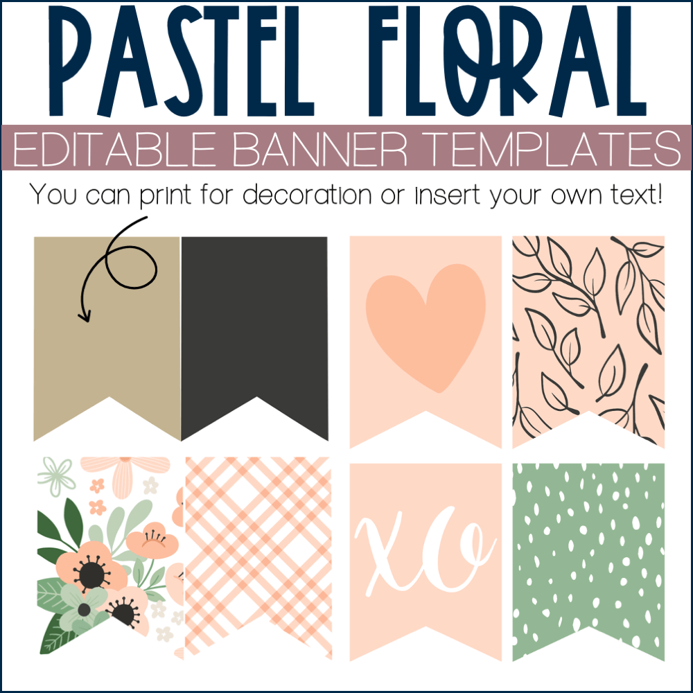 Free Printable Editable Banner Template