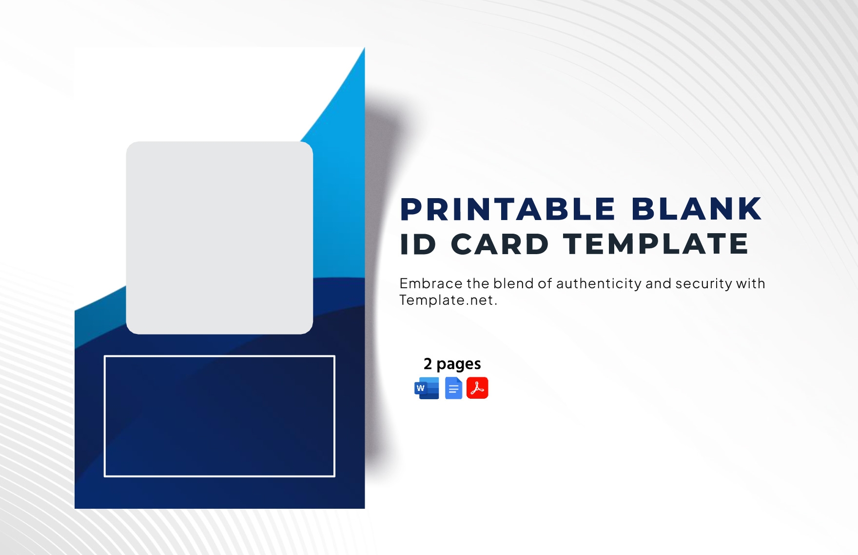 Printable Blank Id Card Template Printable Blank Id Card Template