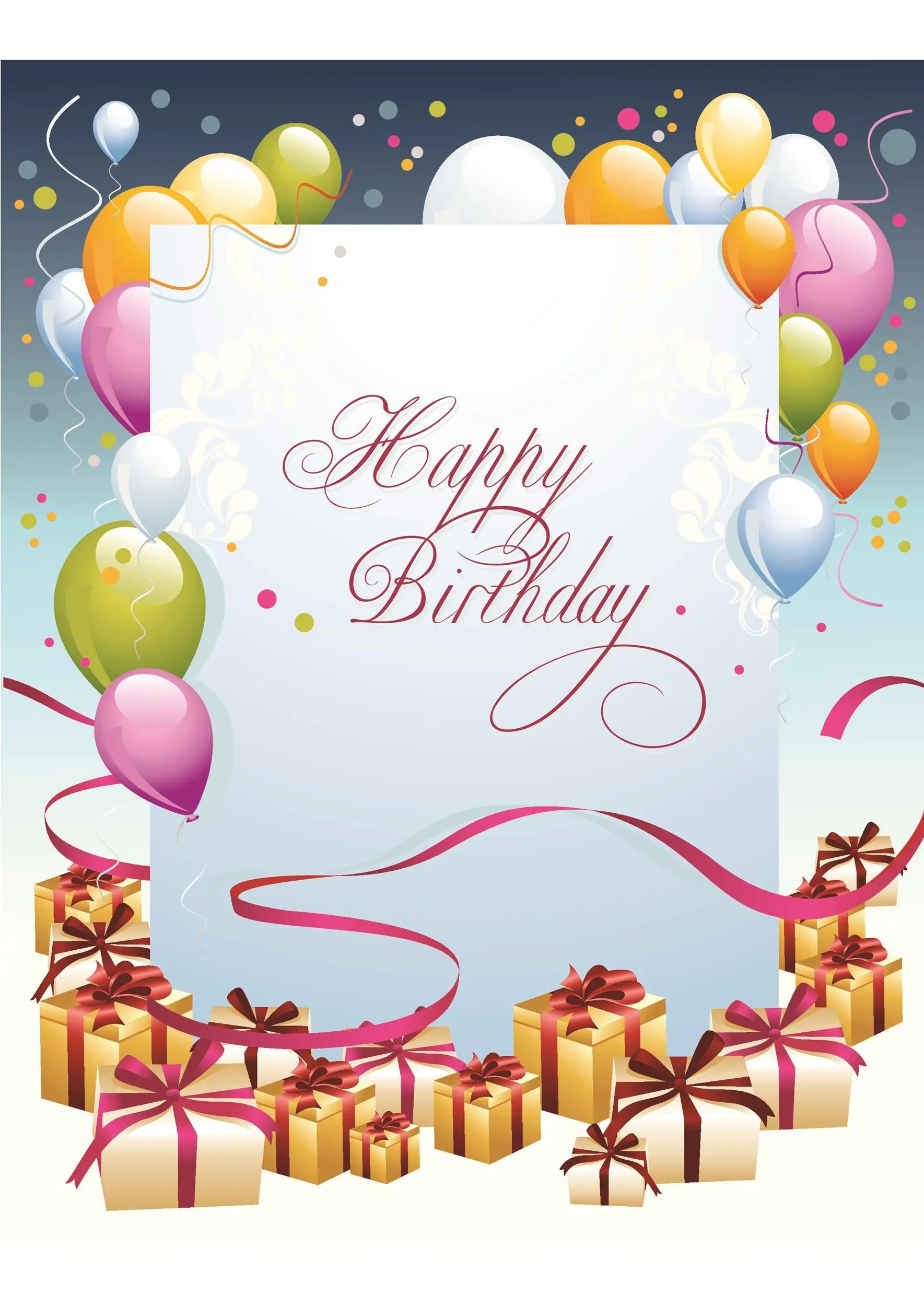 Free Printable Birthday Cards Templates Free Printable Birthday Cards Templates