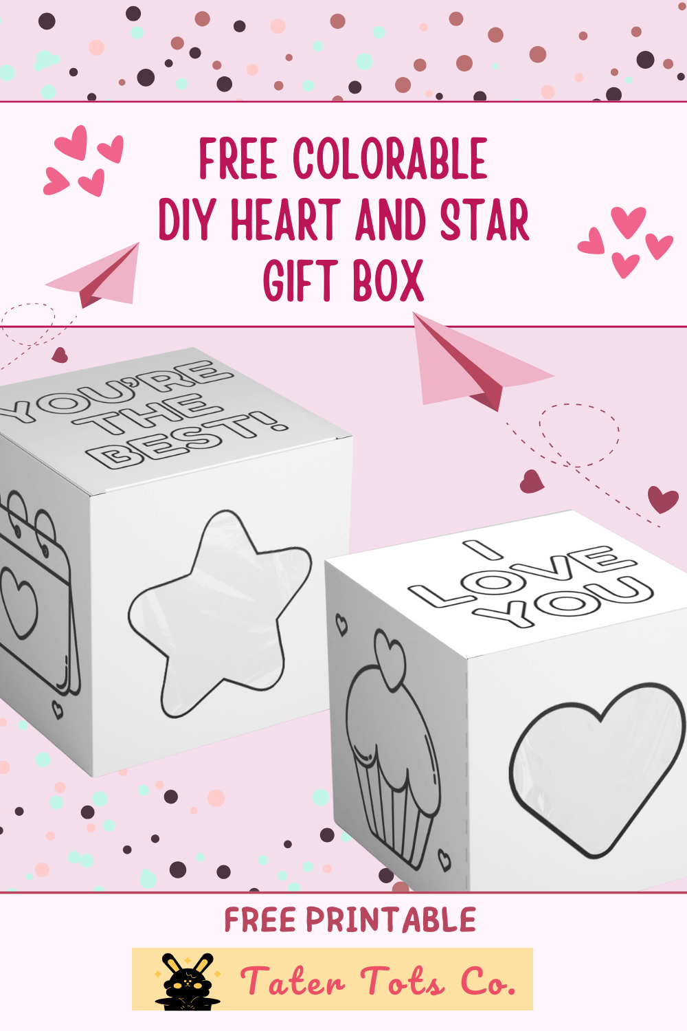 Free Printable Heart Box Template Free Printable Heart Box Template