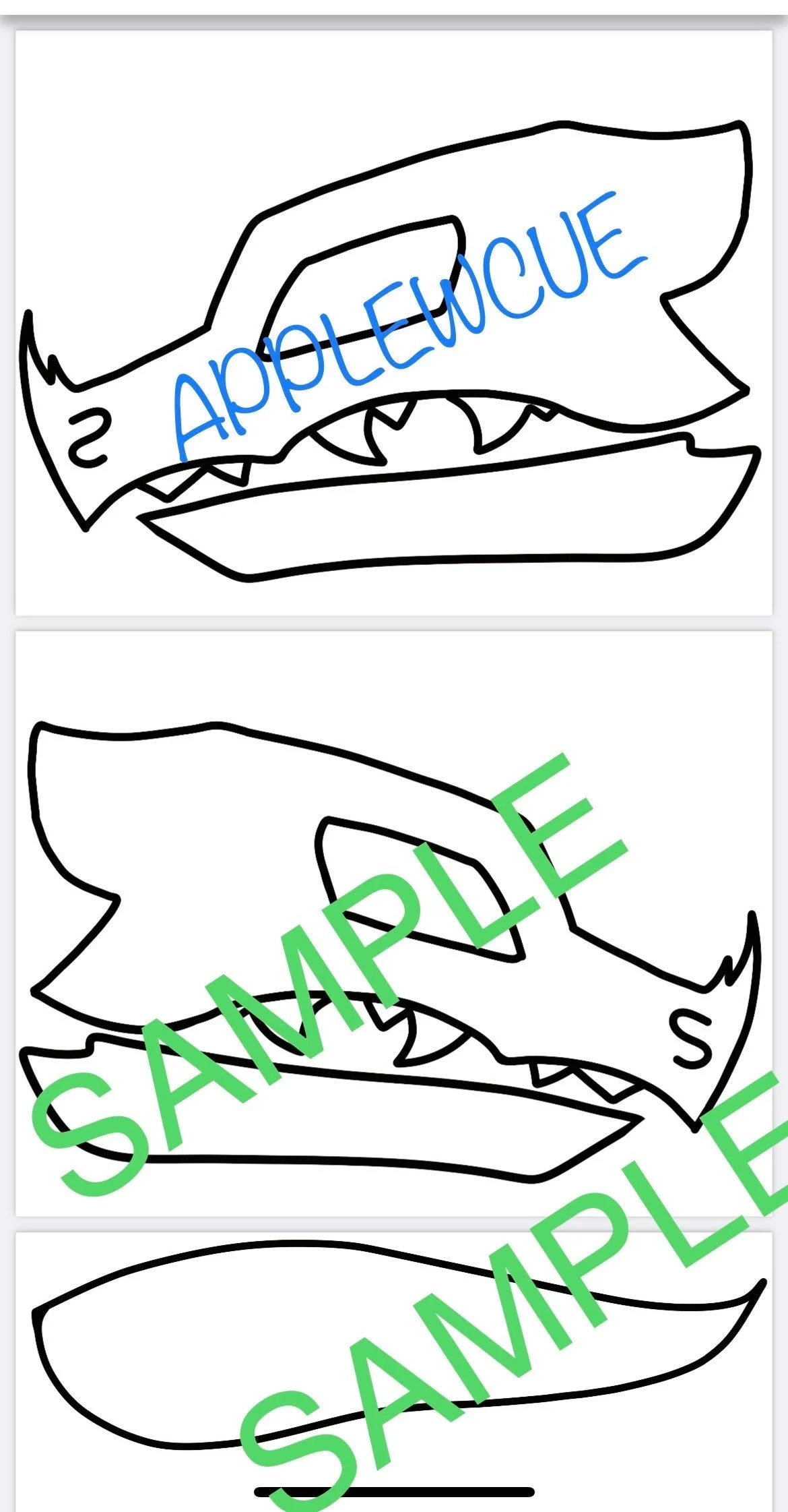 Printable Dragon Puppet DIY Etsy