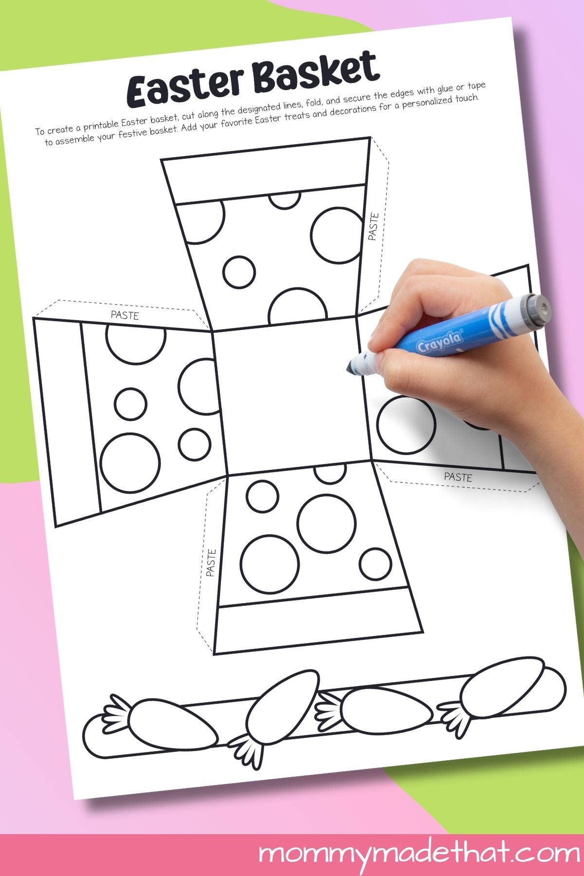 Cut Out Basket Template Printable