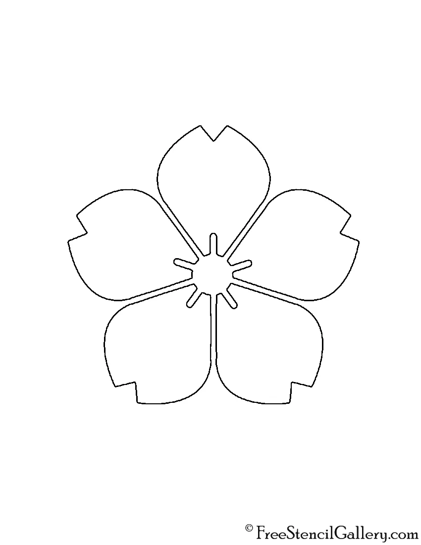 Free Printable Flower Stencil Templates
