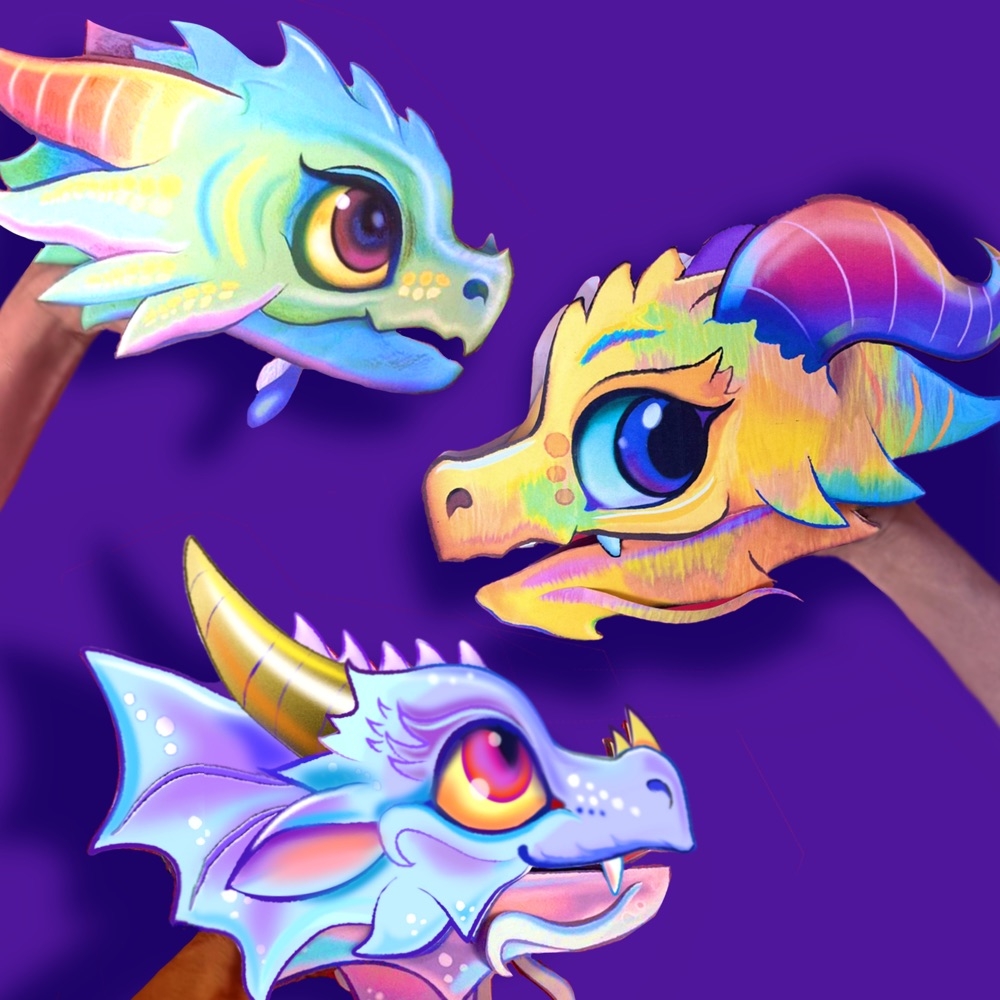 Printable Hand Puppet Templates Easy Fun Craft PDF Printables Printable Hand Puppet Templates Easy Fun Craft PDF Printables