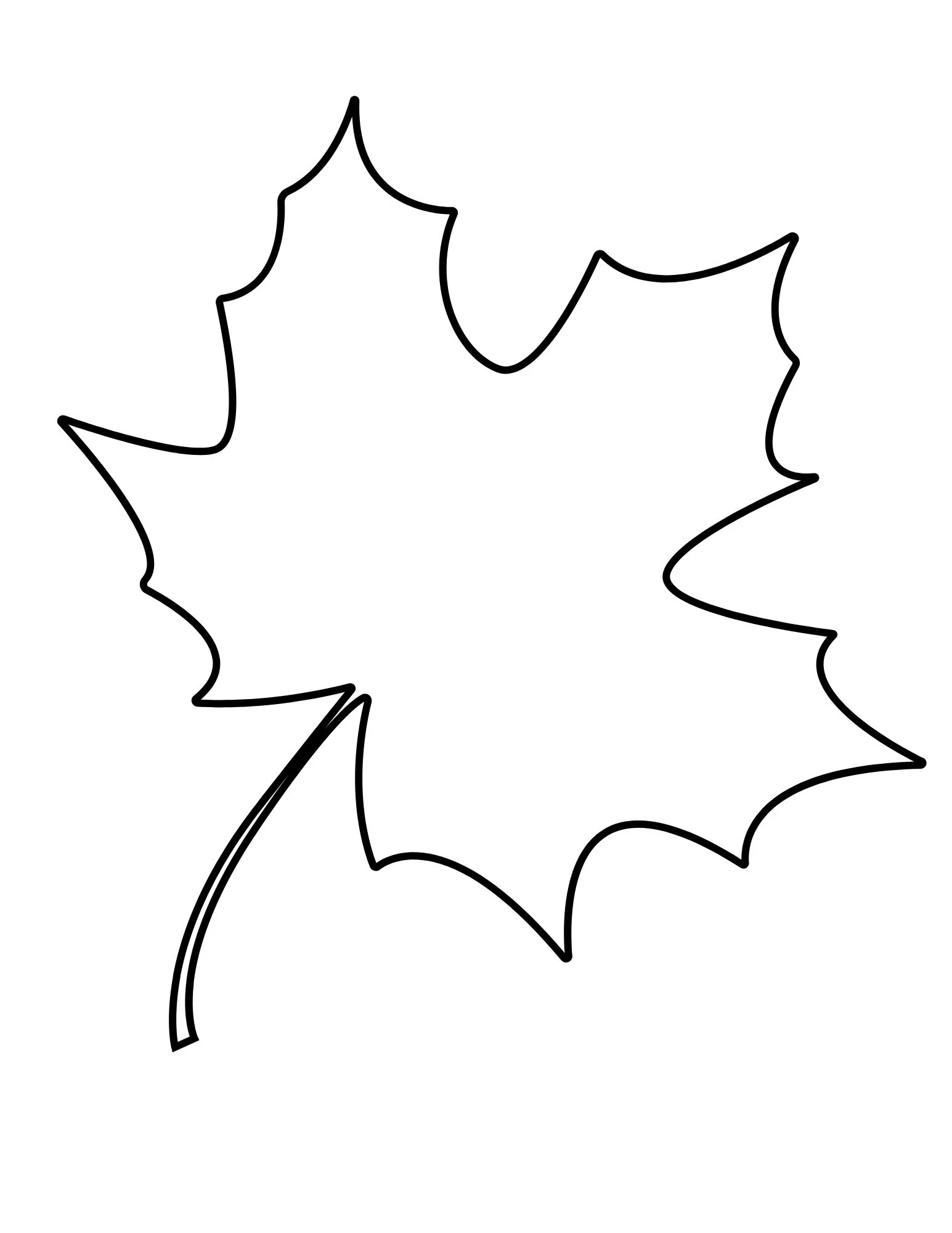 Autumn Leaf Template Free Printables