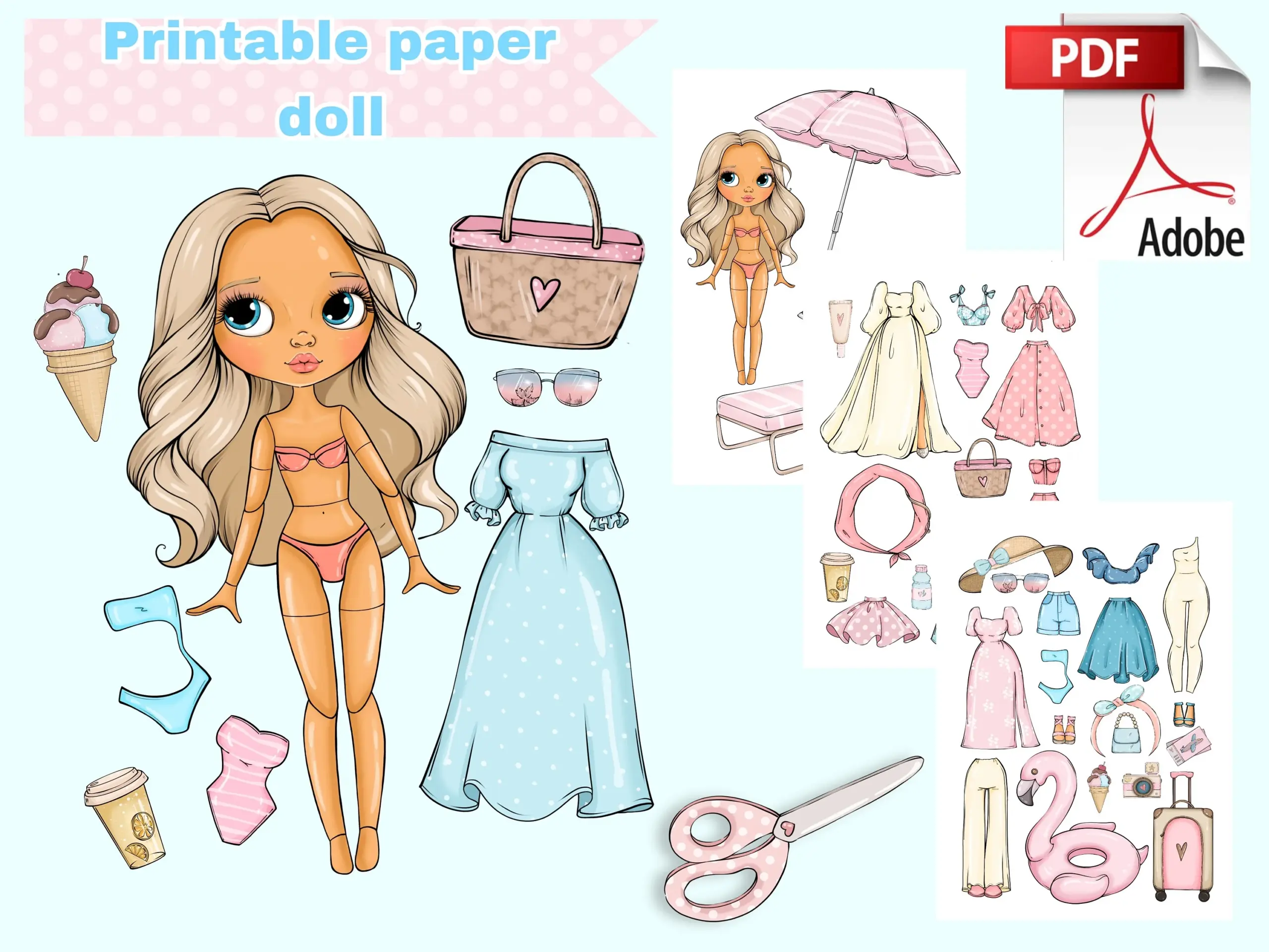 Free Printable Paper Dolls Templates