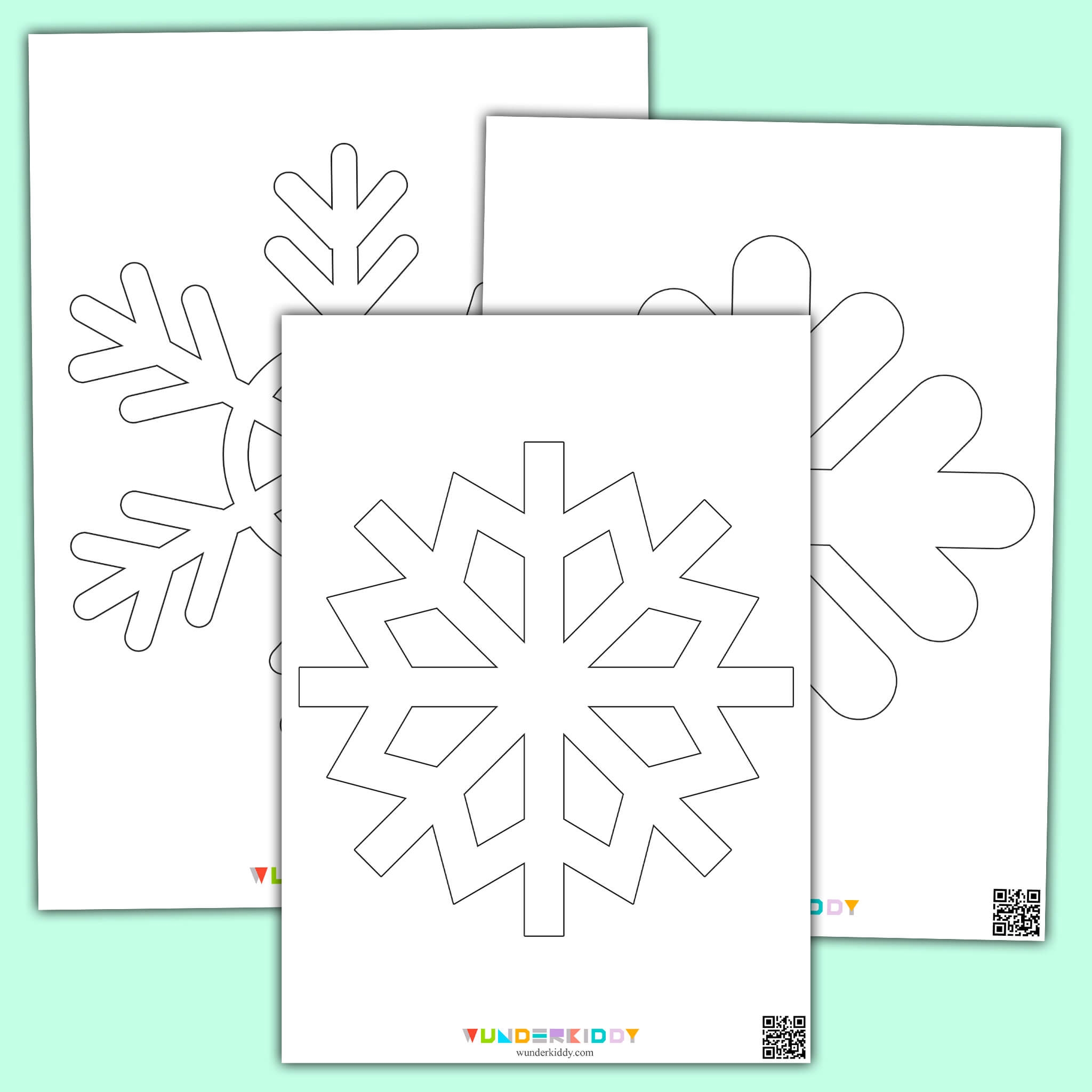 Printable Snowflake Template For Kindergarten Printable Snowflake Template For Kindergarten