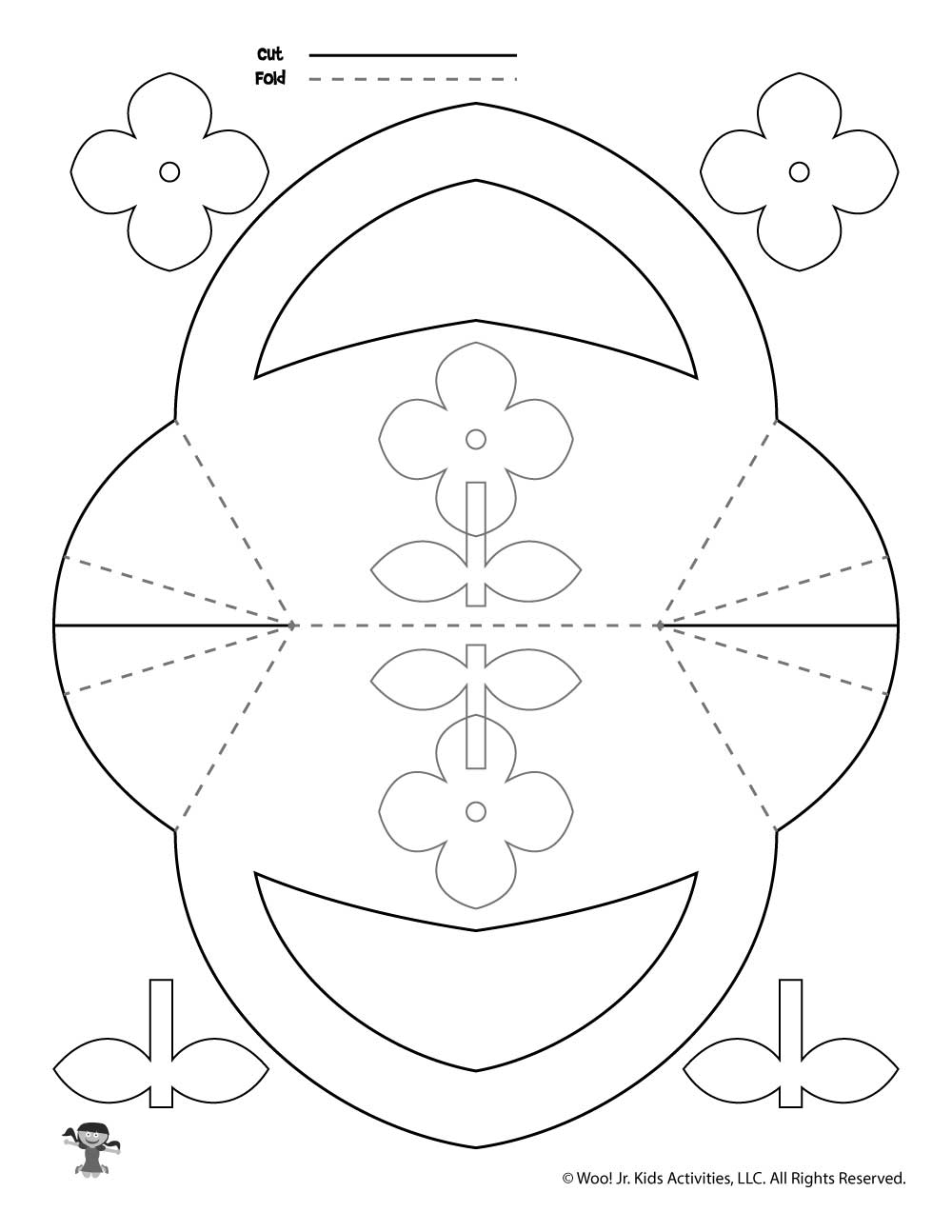 Printable Spring Paper Baskets Woo Jr Kids Activities Children s Publishing