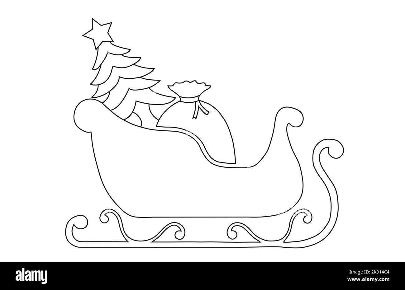 Free Printable Santa Sleigh Templates