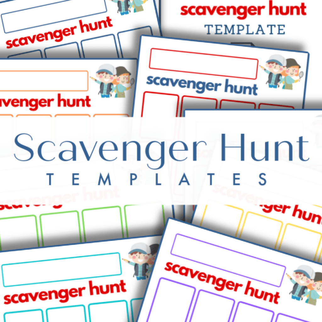 Scavenger Hunt Template Organized 31