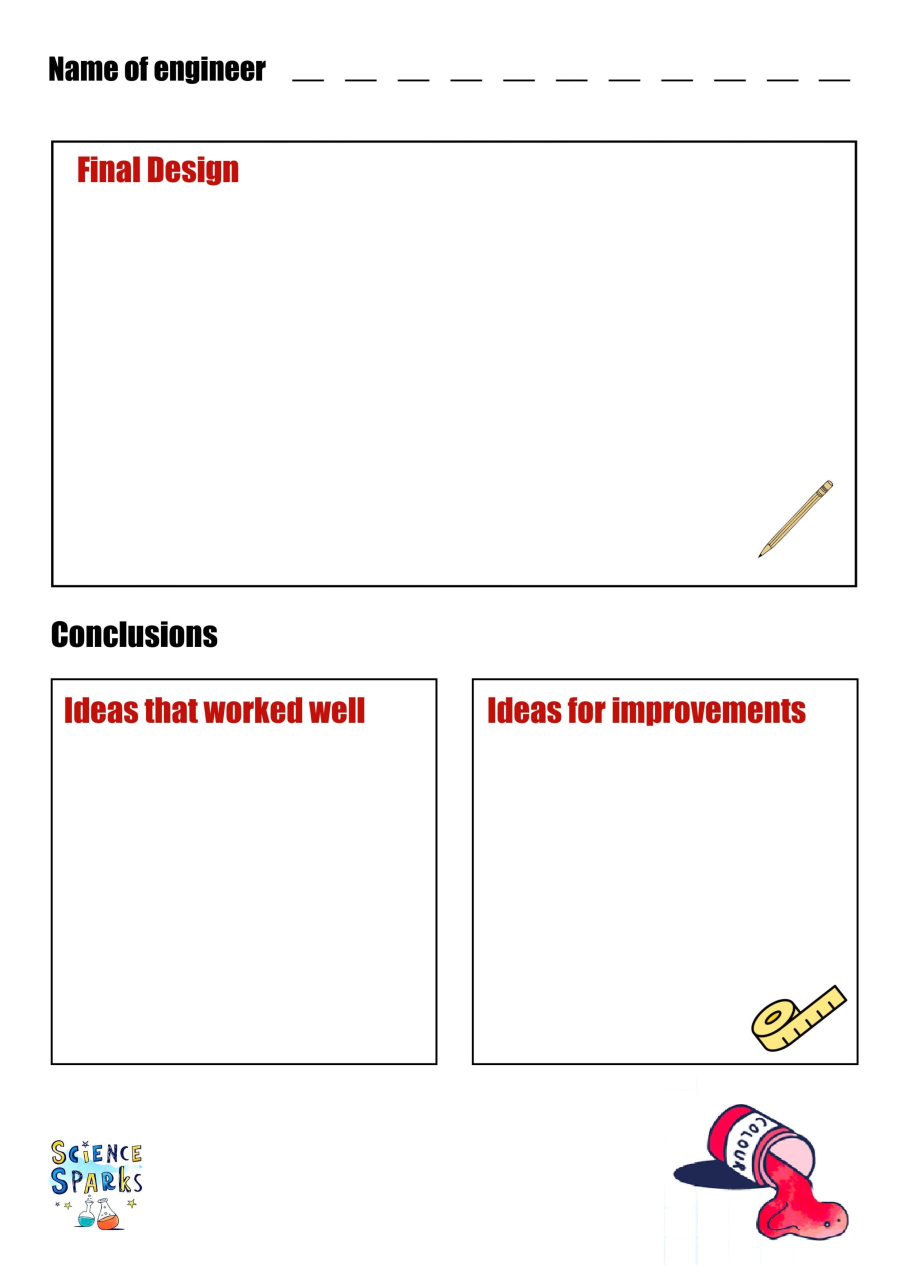 Free Printable Science Experiment Template Free Printable Science Experiment Template