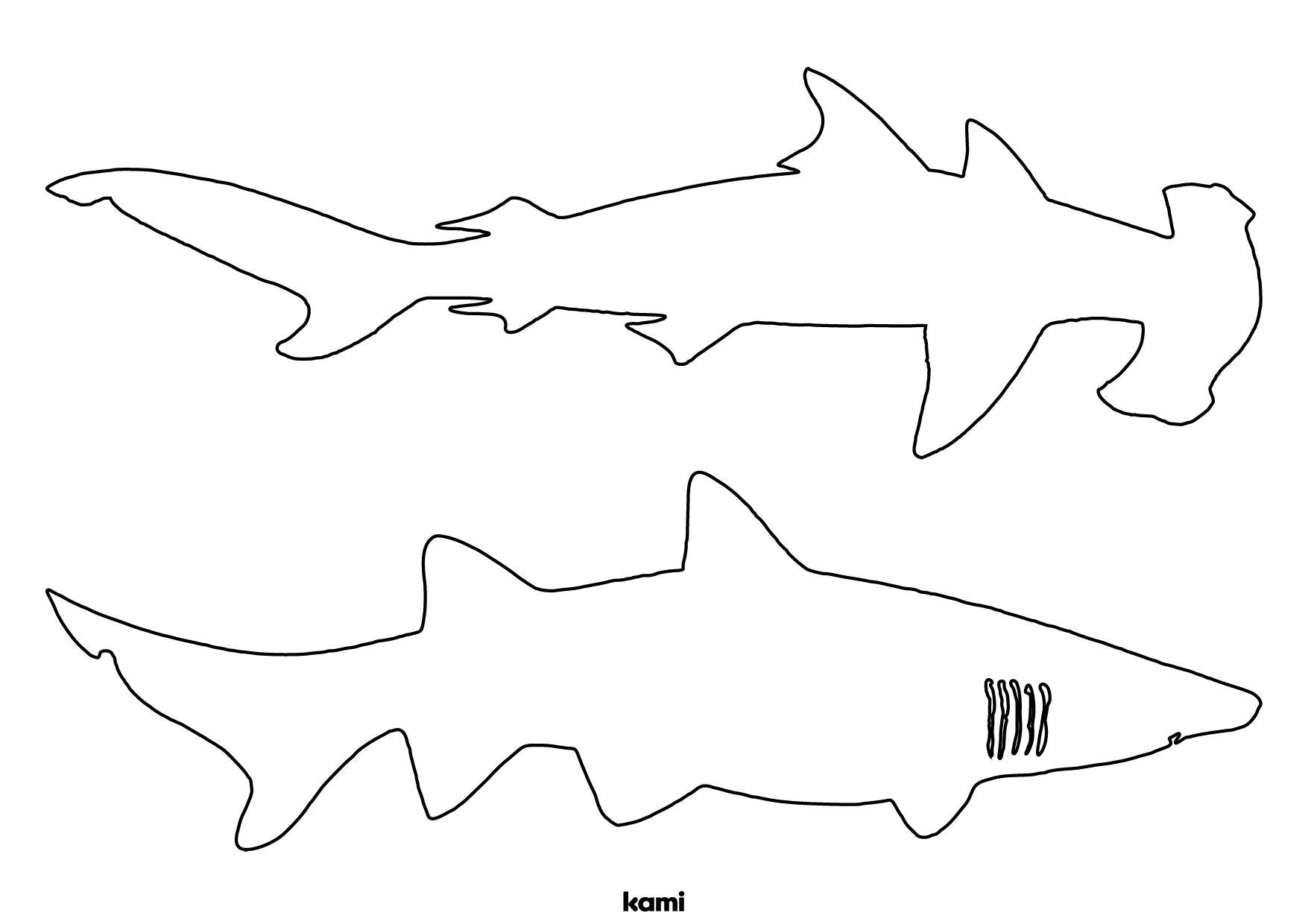 Free Printable Shark Template Printable