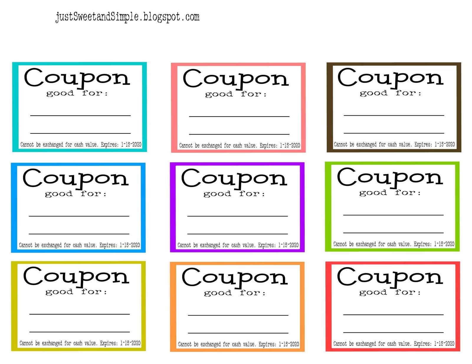 Shop Homemade Coupon Book For Mom Template Top Sale