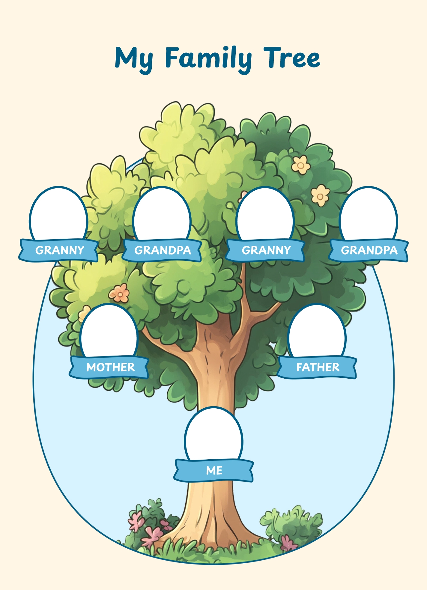 Template For Family Tree Printable