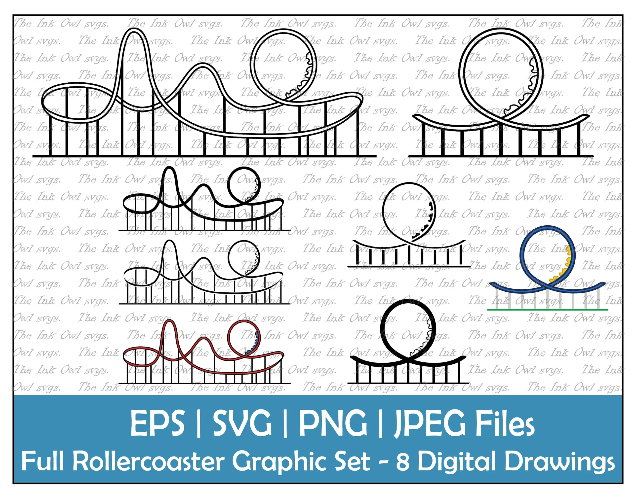 Simple Roller Coaster Png Etsy Simple Roller Coaster Png Etsy