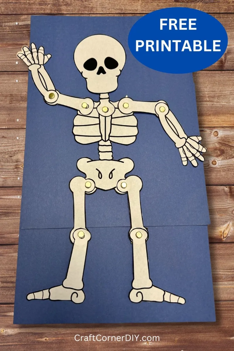 Skeleton Craft For Kids Free Printable Craft Corner DIY