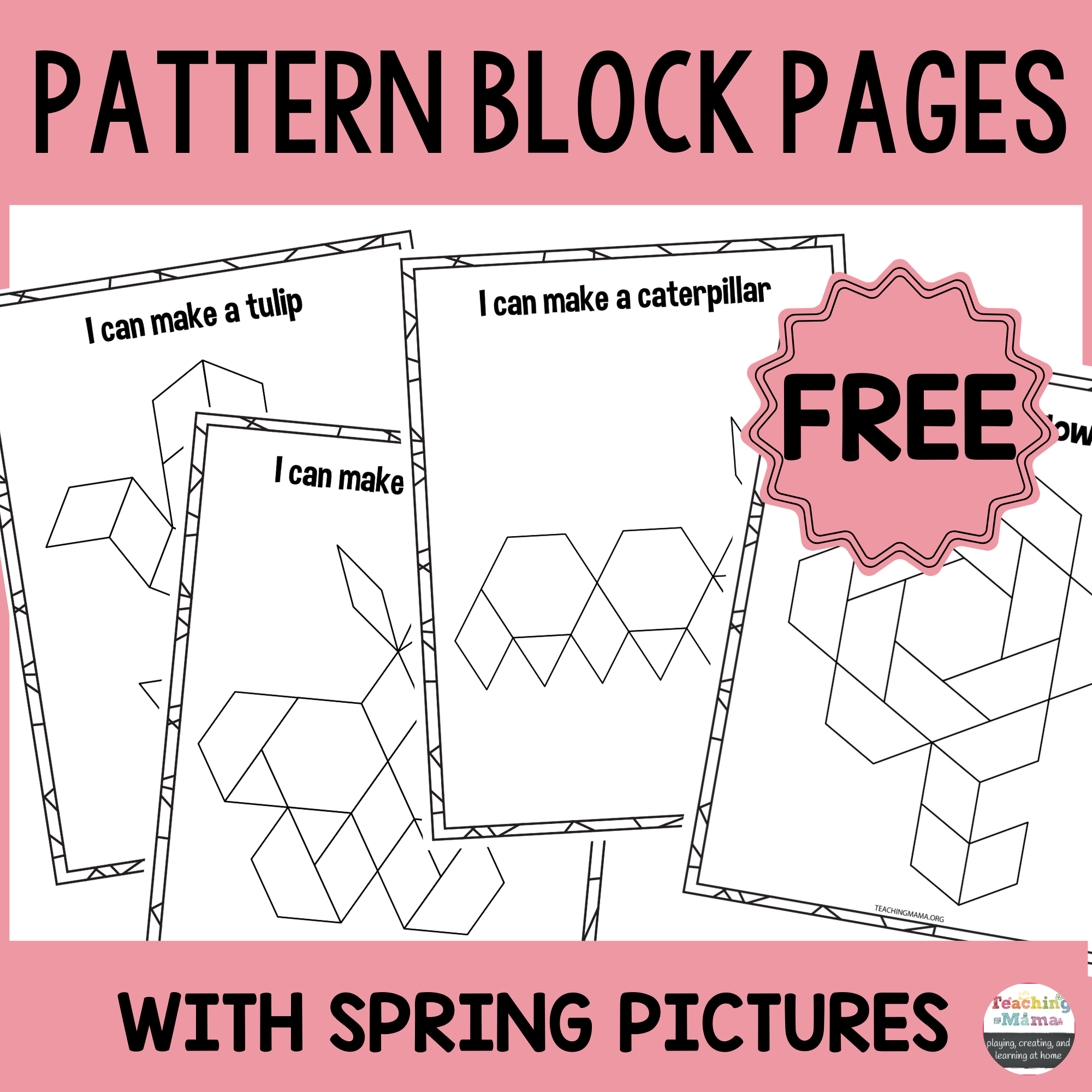 Pattern Block Templates Free Printable