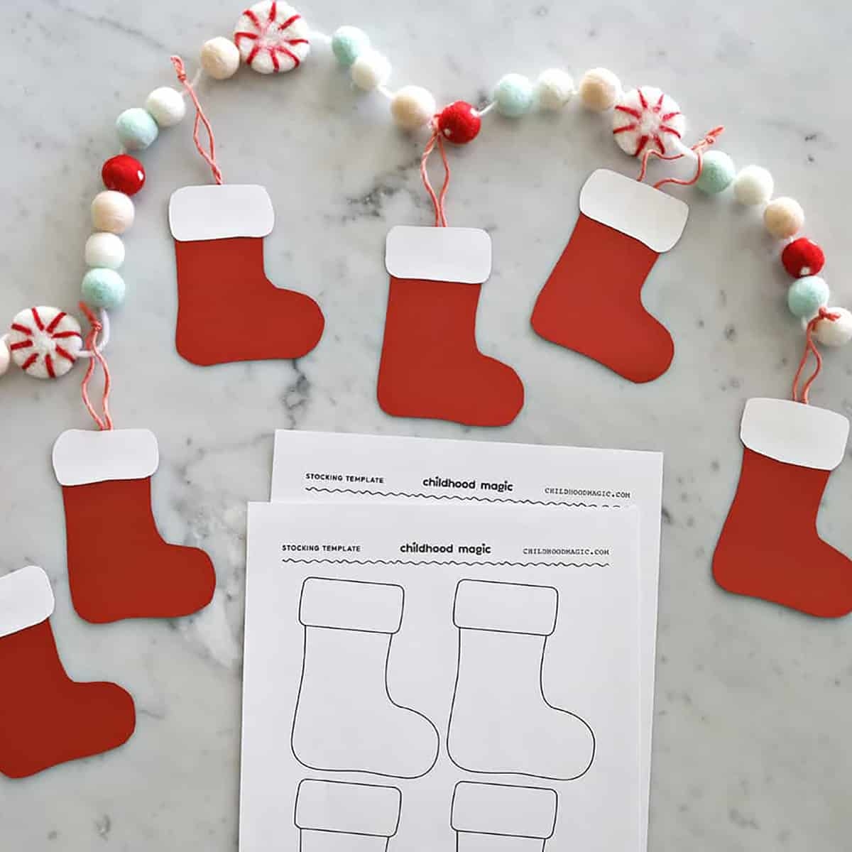 Free Printable Outline Christmas Stocking Template Free Printable Outline Christmas Stocking Template