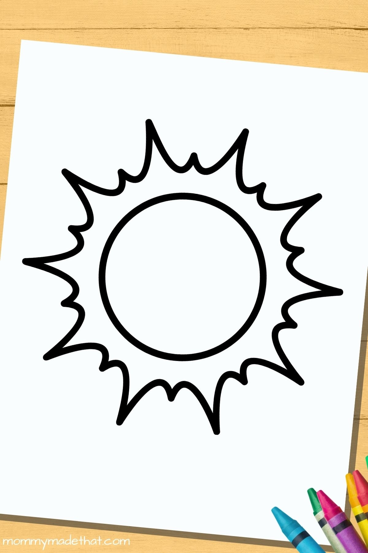 Printable Template Of The Sun Printable Template Of The Sun