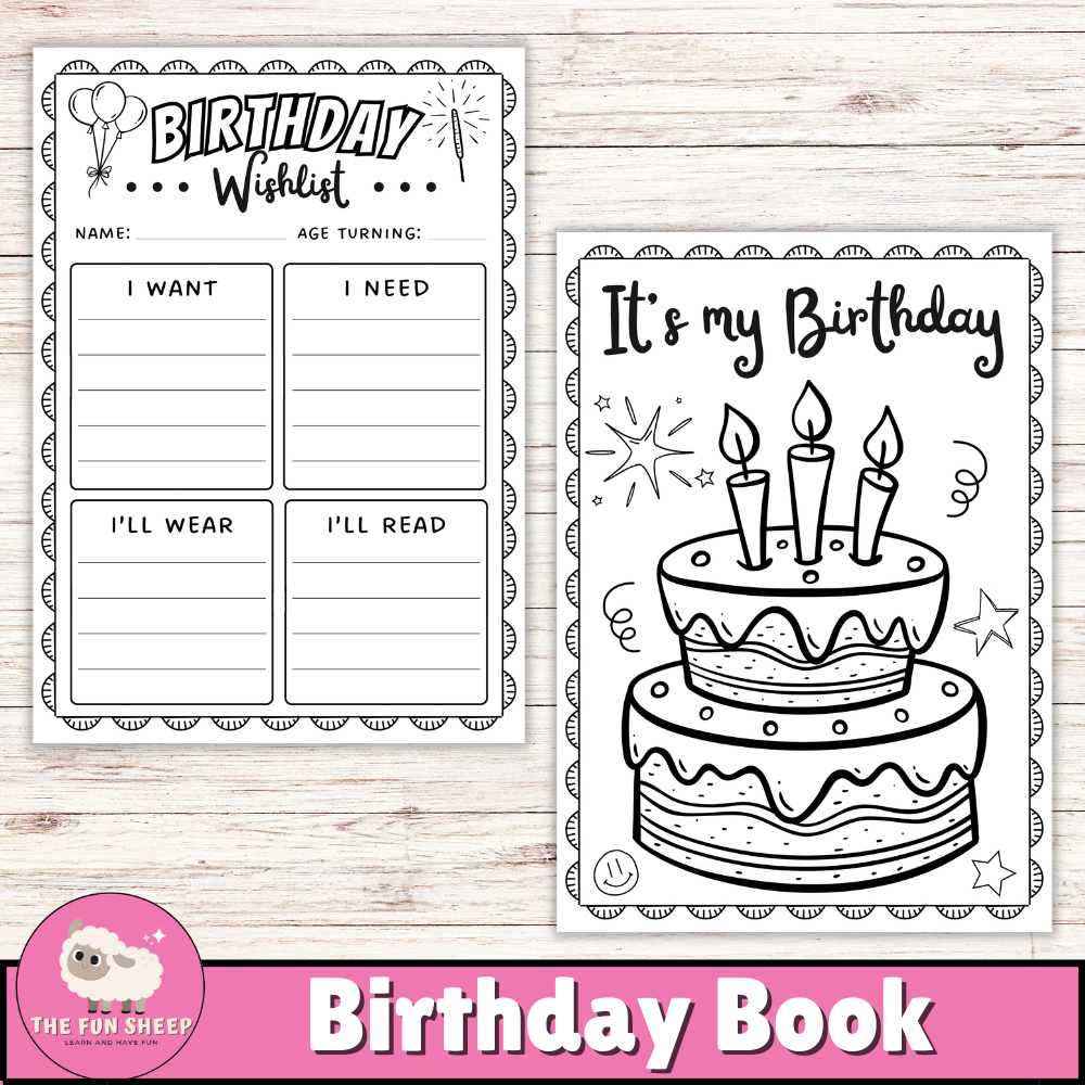Birthday Wish List Template Printable