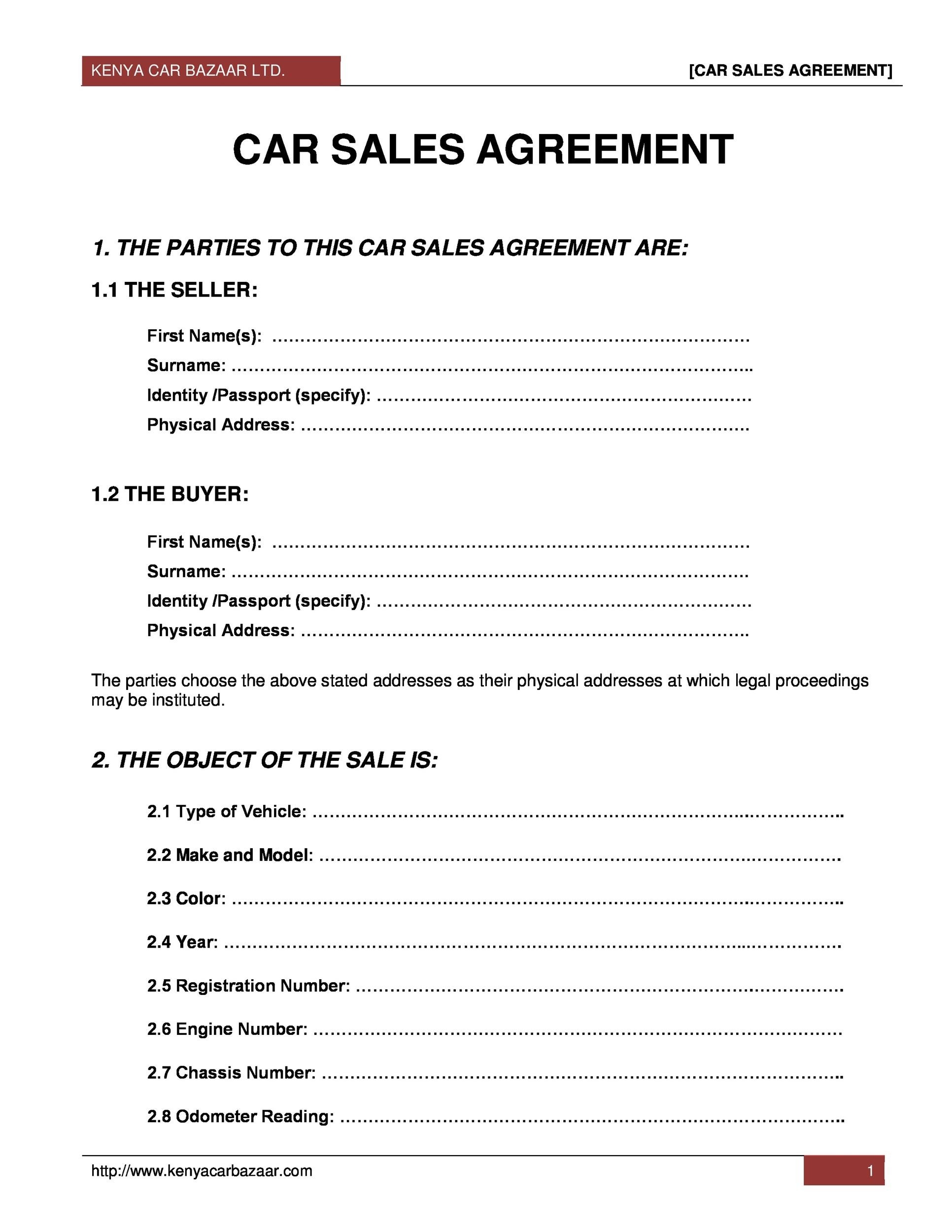 Vehicle Purchase Agreement Forms 2 part 100 Per Pack 42 Printable Vehicle Purchase Agreement Templates Vehicle Purchase Agreement Forms 2 part 100 Per Pack 1